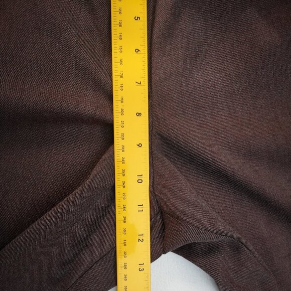 Anne Taylor Factory Ladies Size 12 Dark Rose Slight Flare Dress Pants - Picture 11 of 12
